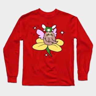 Fairy Frog and Sloth Long Sleeve T-Shirt